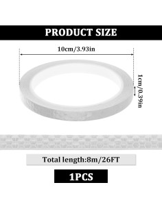 Cinta Reflectante Neón KALIONE 1cm x 8m Impermeable Alta Visibilidad 2