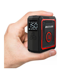 Bomba Eléctrica Portátil BUCKLOS 150 PSI con Manómetro Digital