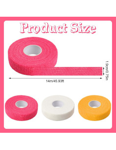 Dedales de Coser a Mano LLMSIX 3 Piezas Cinta Suave 18m 2