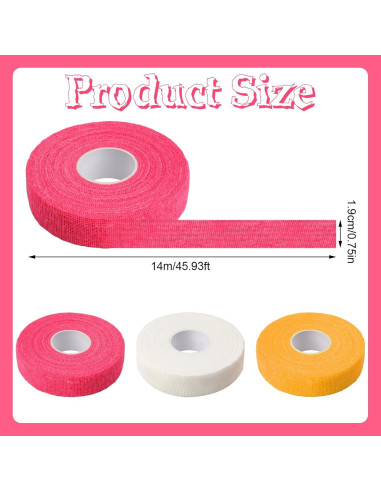 Dedales de Coser a Mano LLMSIX 3 Piezas Cinta Suave 18m