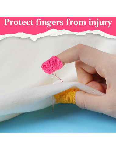 Dedales de Coser a Mano LLMSIX 3 Piezas Cinta Suave 18m