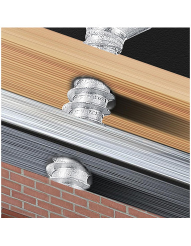 Juego de Tornillos Autoperforantes YIKANGHENG 200 Pcs Acero Inoxidable 304