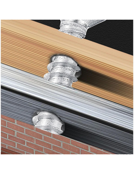 Juego de Tornillos Autoperforantes YIKANGHENG 200 Pcs Acero Inoxidable 304