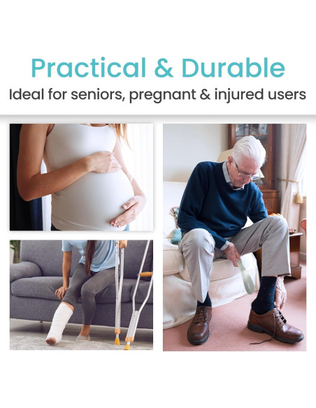 Calzador de Acero Inoxidable Vive Health - 19.05 cm - Doble Extremo