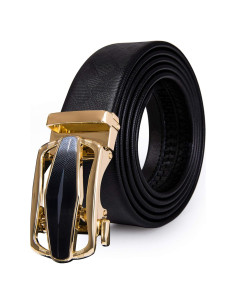 Cinturón Ratchet Barry.Wang Cuero Genuino Ajustable 2.86cm