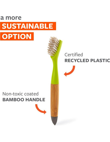 Cepillo de limpieza Micro Manager Full Circle, Verde, 31.7g