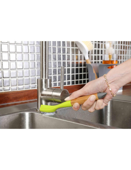 Cepillo de limpieza Micro Manager Full Circle, Verde, 31.7g