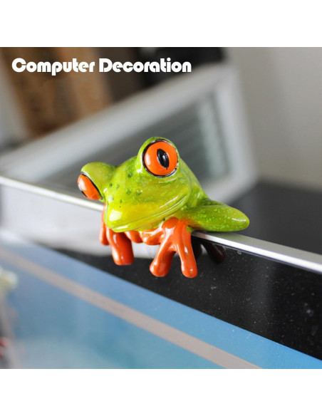 Adorno Rana Verde Motaney para Espejo Retrovisor y Consola