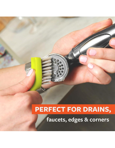 Cepillo de limpieza Micro Manager Full Circle, Verde, 31.7g