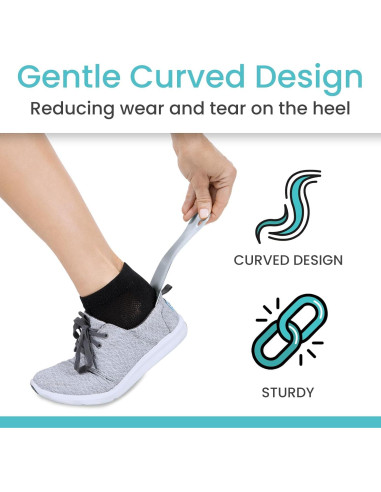 Calzador de Acero Inoxidable Vive Health - 19.05 cm - Doble Extremo