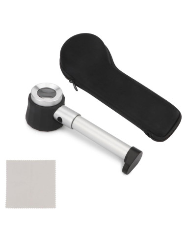 Lupa de Joyero Rongon 10X con Luz LED y Escala 25mm