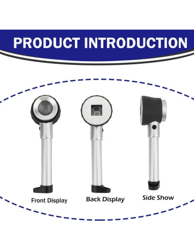 Lupa de Joyero Rongon 10X con Luz LED y Escala 25mm