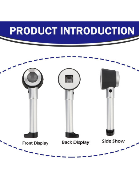 Lupa de Joyero Rongon 10X con Luz LED y Escala 25mm