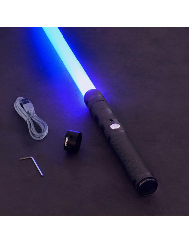 Sable de Luz VEVOR 78.74 cm RGB Recargable para Duelos