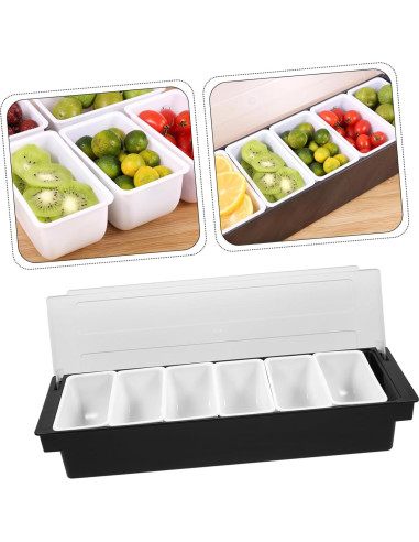 Contenedor de Almacenamiento de Frutas Ciieeo 49.5x16cm