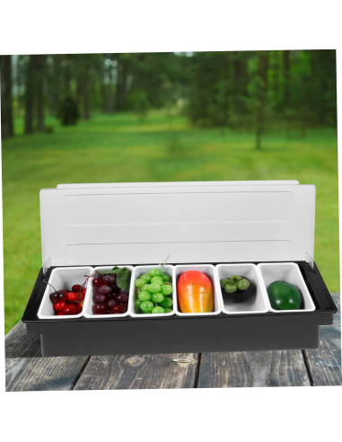 Contenedor de Almacenamiento de Frutas Ciieeo 49.5x16cm