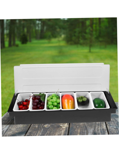 Contenedor de Almacenamiento de Frutas Ciieeo 49.5x16cm