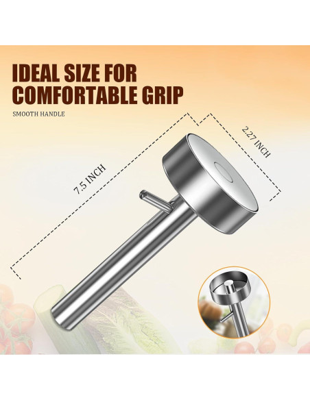 Prensa para Albóndigas de Acero Inoxidable Genérico 0.14 kg