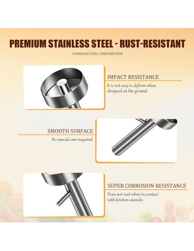 Prensa para Albóndigas de Acero Inoxidable Genérico 0.14 kg