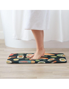 Alfombra de Entrada LKWSCGHM 49.5x80 cm Antideslizante Floral 2