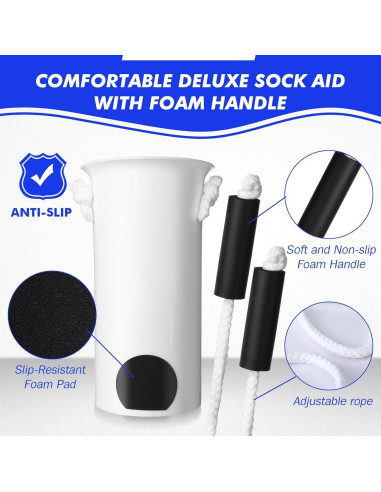 Ayudante para Ponerse Calcetines LemonRoad 4 Pack para Ancianos