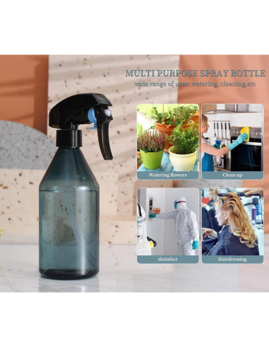 Botella de Spray para Plantas Driew 300ml Azul Claro - 6 Piezas