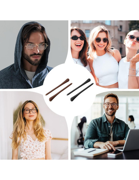 Templos de Reemplazo para Gafas PATIKIL Silicona Antideslizante