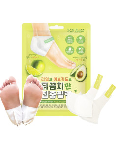 Mascarilla Exfoliante para Talones Soflisse con Aguacate y Lima 2