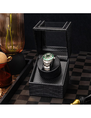 Enrollador de Relojes Automáticos K-KLPEKYC Doble Negro