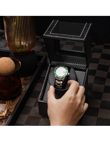 Enrollador de Relojes Automáticos K-KLPEKYC Doble Negro