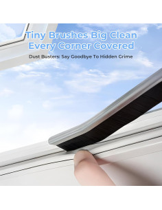 Cepillos de Limpieza de Rincones Miccilot 6pcs Nylon Duro 2