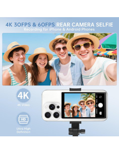 Monitor Selfie Vlog Yatao para iPhone y Android - Pantalla 12.9cm 2