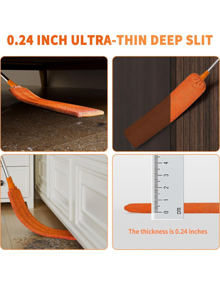 Kit de Limpieza Hohoky: Plumero Telescópico 279.4 cm 7 Piezas