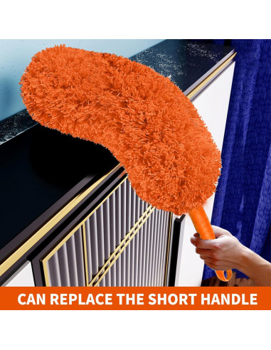 Kit de Limpieza Hohoky: Plumero Telescópico 279.4 cm 7 Piezas