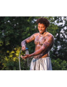 Poncho de Lluvia de Emergencia Shower Toga - 4 Unidades Nylon 2