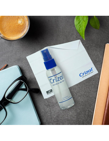 Kit Limpiador de Lentes Crizal 2oz + Paño Microfibra 2pk