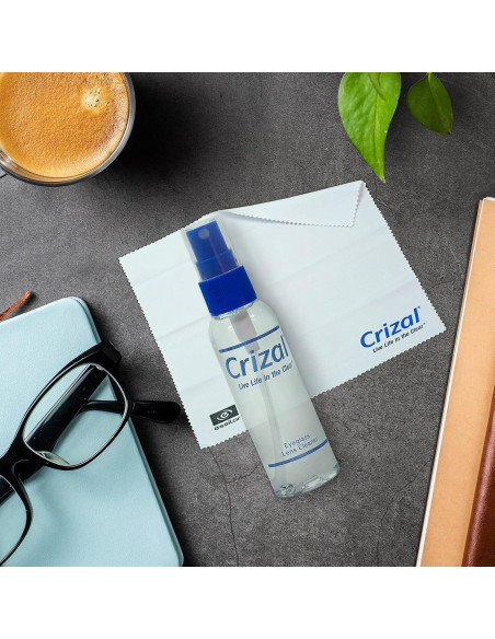 Kit Limpiador de Lentes Crizal 2oz + Paño Microfibra 2pk