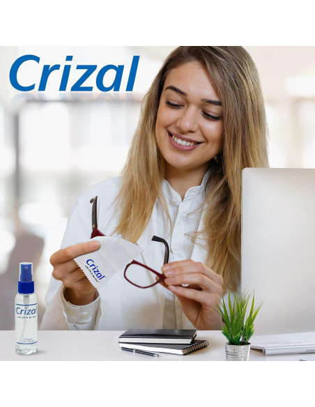 Kit Limpiador de Lentes Crizal 2oz + Paño Microfibra 2pk