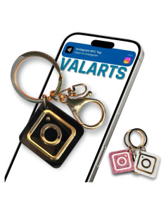 Llave NFC Digital VALARTS Dorada - Tarjeta de Visita Inteligente