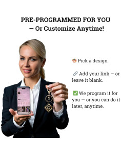 Llave NFC Digital VALARTS Dorada - Tarjeta de Visita Inteligente 2