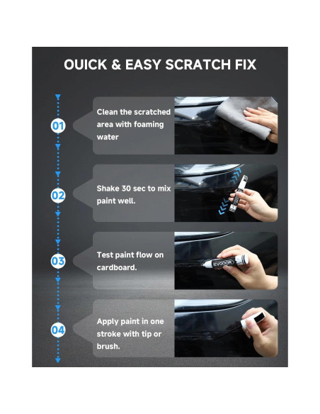 Pintura de Retoque EVOOOR Perla Blanca Platino 11.8 ml