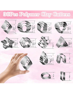 Kit de Fabricación de Pendientes Fesorsi 763 Piezas Arcilla 2