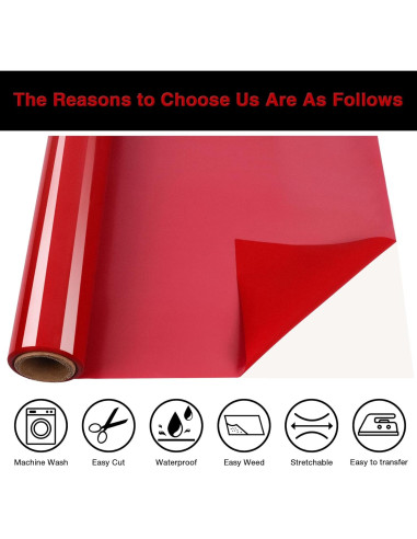 Vinilo de Transferencia de Calor Puff HTV TORC 10 Hojas 30.48x25.4cm