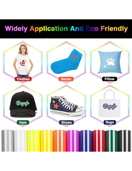 Vinilo de Transferencia de Calor Puff HTV TORC 10 Hojas 30.48x25.4cm