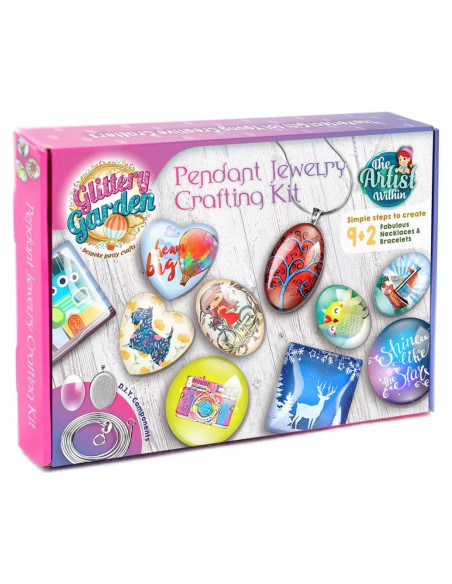 Kit de Fabricación de Joyería Jardín Brillante - 11 Piezas