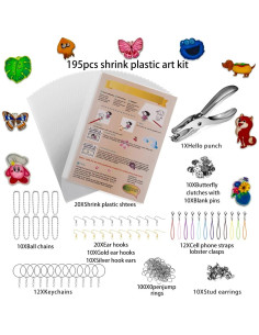 Kit de Hojas de Plástico Retráctil Waifairphy 20 Piezas 2