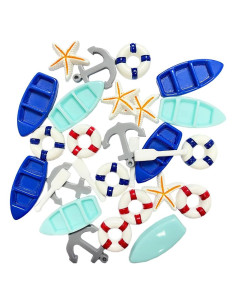 Adornos Náuticos de Resina Daimay 28 Piezas para Decoración