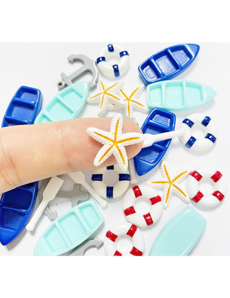 Adornos Náuticos de Resina Daimay 28 Piezas para Decoración