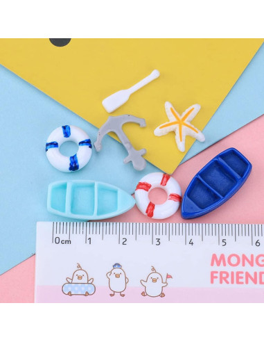 Adornos Náuticos de Resina Daimay 28 Piezas para Decoración