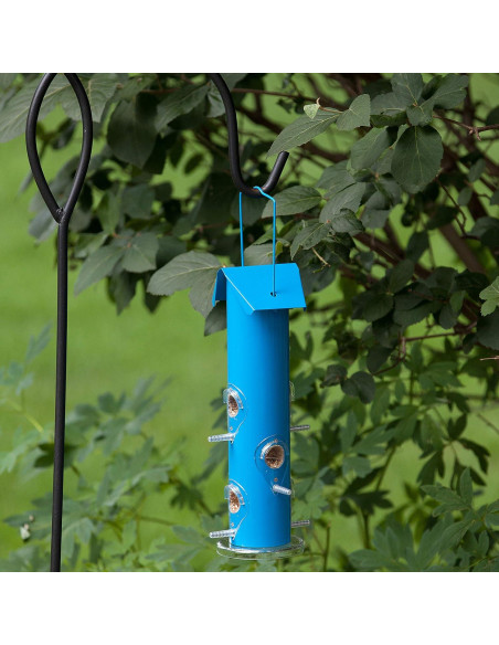 Comedero para Aves Silvestres Perky-Pet Azul 0.45 kg Metal